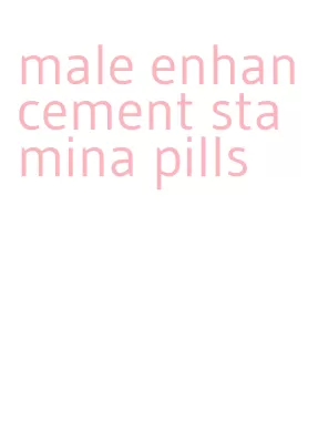 male enhancement stamina pills