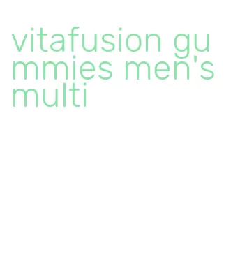 vitafusion gummies men's multi