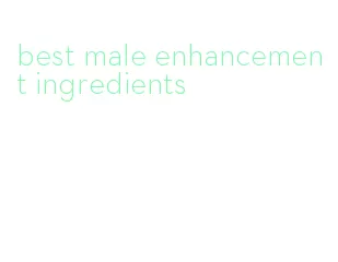 best male enhancement ingredients