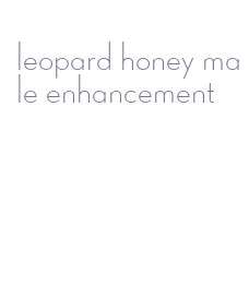 leopard honey male enhancement