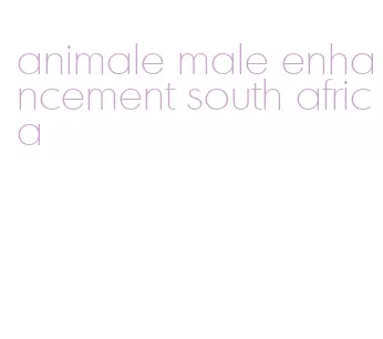 animale male enhancement south africa