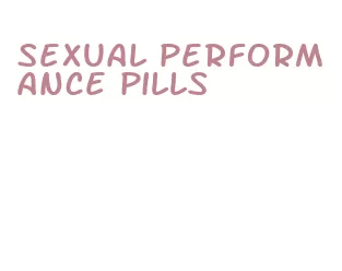 sexual performance pills