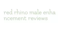 red rhino male enhancement reviews