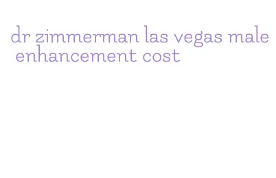 dr zimmerman las vegas male enhancement cost