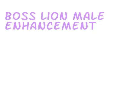 boss lion male enhancement