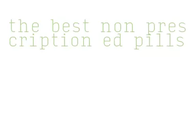 the best non prescription ed pills