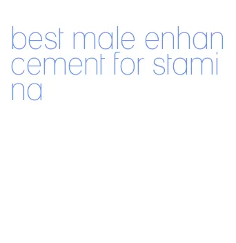 best male enhancement for stamina