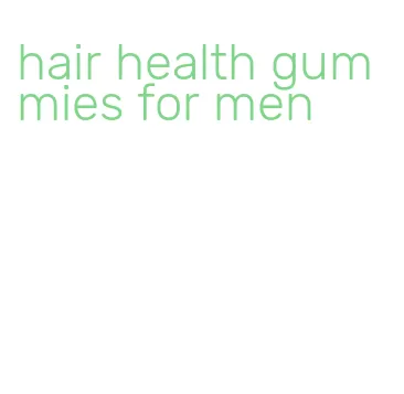 hair health gummies for men