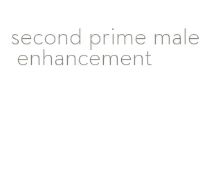 second prime male enhancement