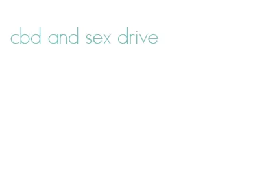 cbd and sex drive