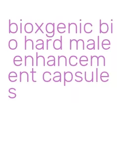 bioxgenic bio hard male enhancement capsules