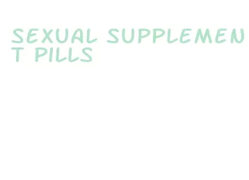 sexual supplement pills