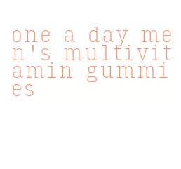 one a day men's multivitamin gummies