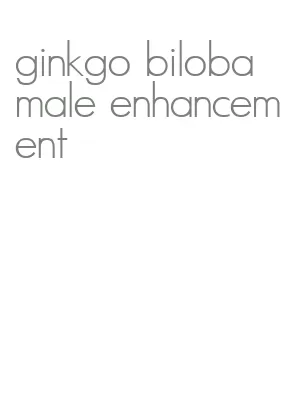 ginkgo biloba male enhancement