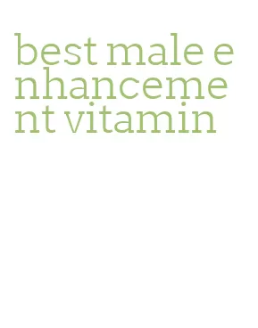 best male enhancement vitamin