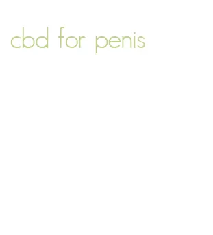 cbd for penis