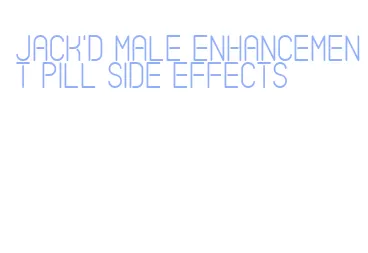 jack'd male enhancement pill side effects