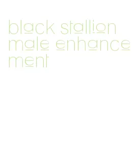 black stallion male enhancement