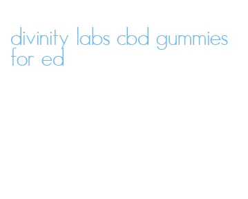 divinity labs cbd gummies for ed