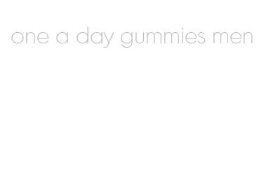 one a day gummies men