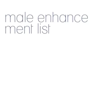 male enhancement list