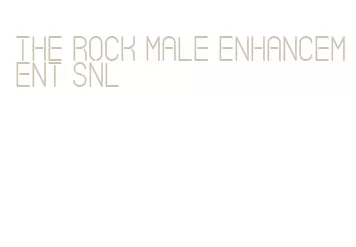 the rock male enhancement snl