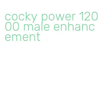 cocky power 12000 male enhancement