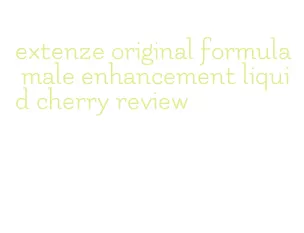 extenze original formula male enhancement liquid cherry review