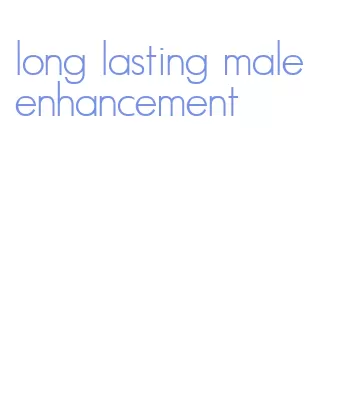 long lasting male enhancement