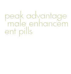 peak advantage male enhancement pills