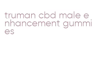 truman cbd male enhancement gummies