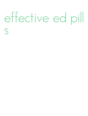 effective ed pills