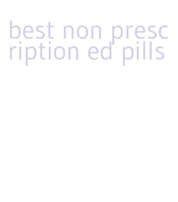 best non prescription ed pills