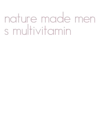 nature made mens multivitamin