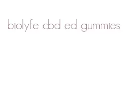 biolyfe cbd ed gummies