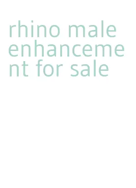 rhino male enhancement for sale