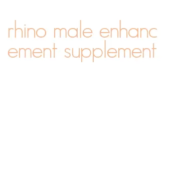 rhino male enhancement supplement