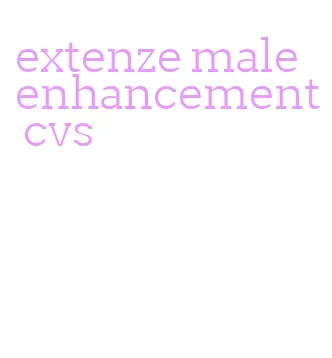 extenze male enhancement cvs