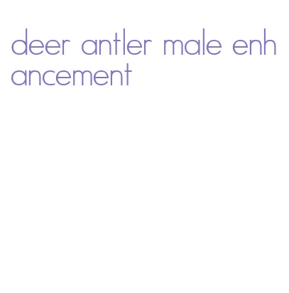 deer antler male enhancement