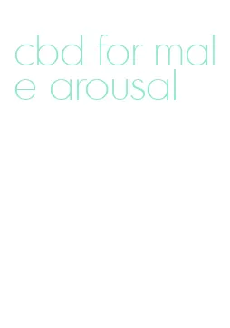 cbd for male arousal