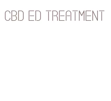 cbd ed treatment