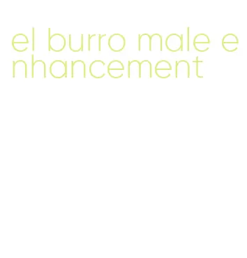 el burro male enhancement