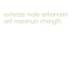 extenze male enhancement maximum strength