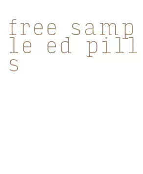 free sample ed pills