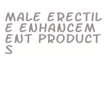 male erectile enhancement products