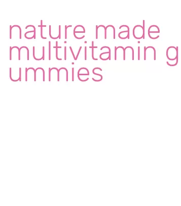 nature made multivitamin gummies