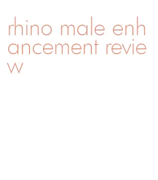 rhino male enhancement review