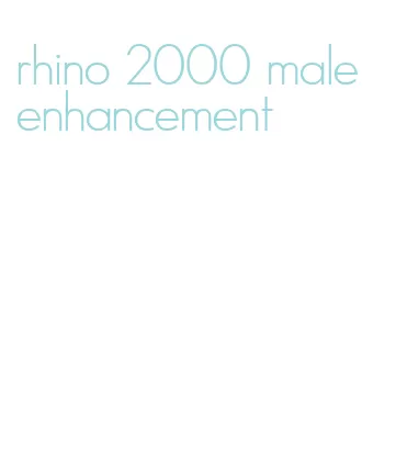 rhino 2000 male enhancement