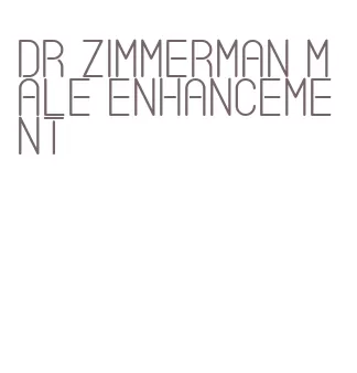 dr zimmerman male enhancement