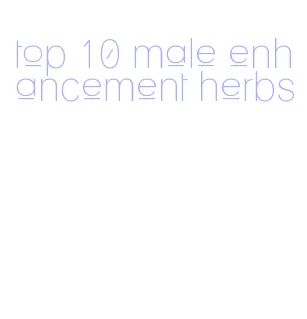 top 10 male enhancement herbs